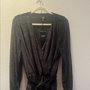 O.A.T Black Jumpsuit